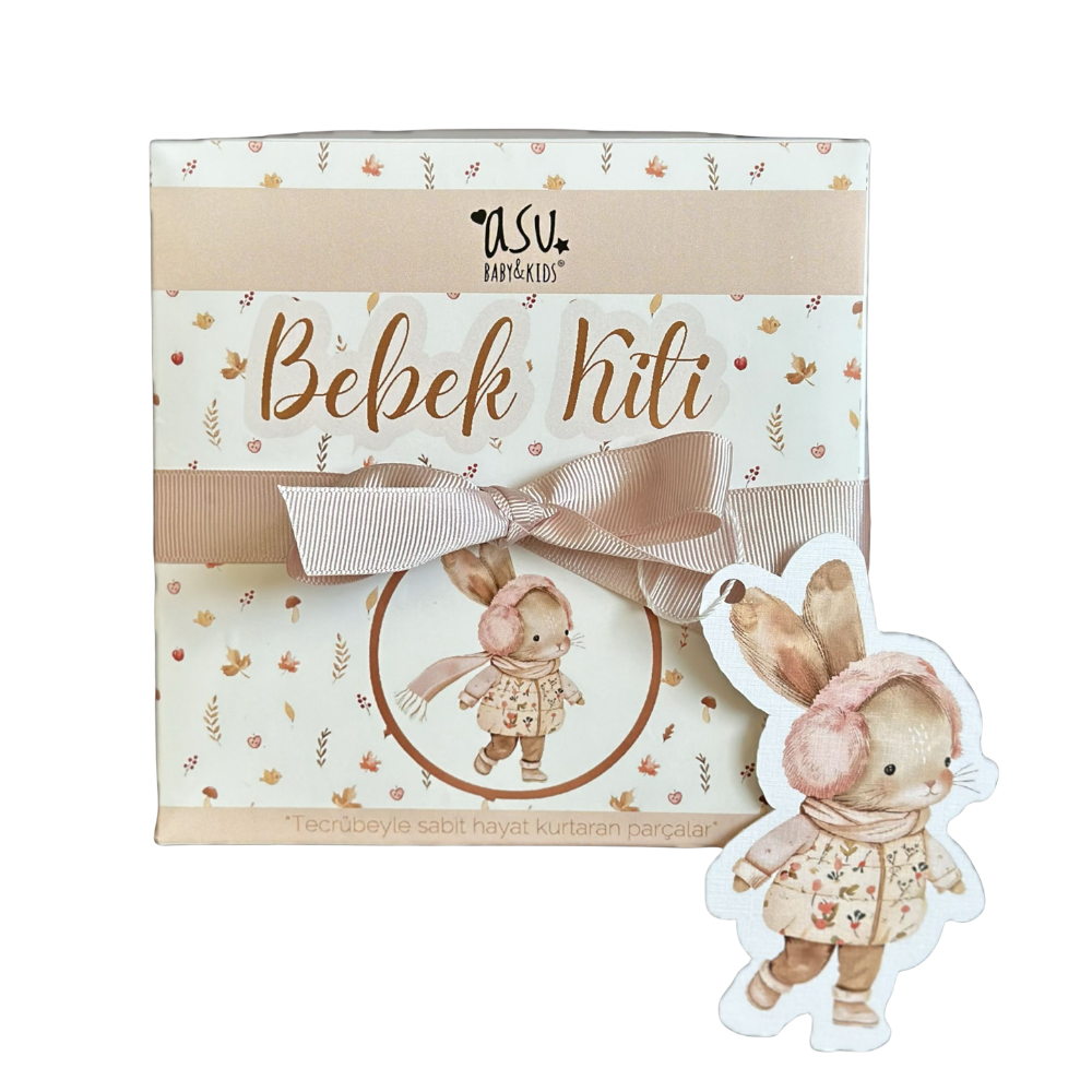 Asu Baby Ponpony Organik Pamuk Hediye Bebek Kiti