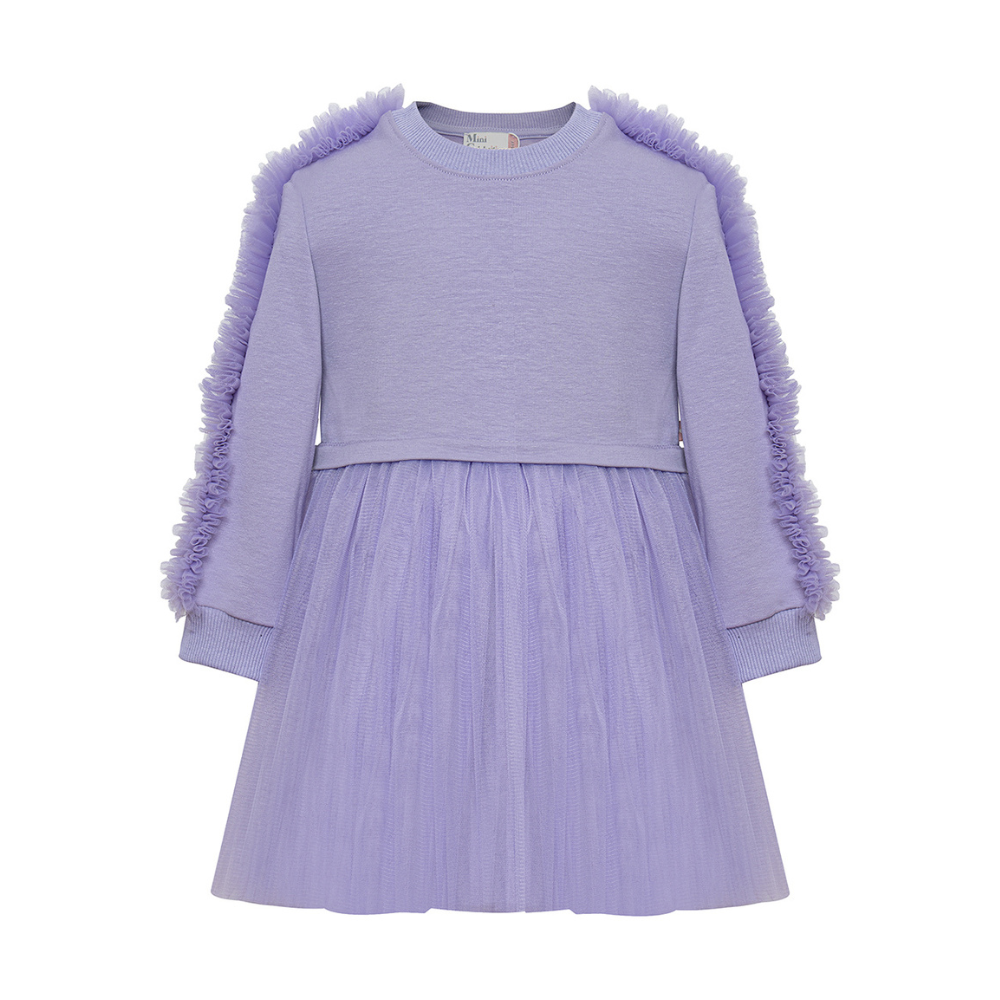 Mini Celebrities Lilac Sweatdress Elbise