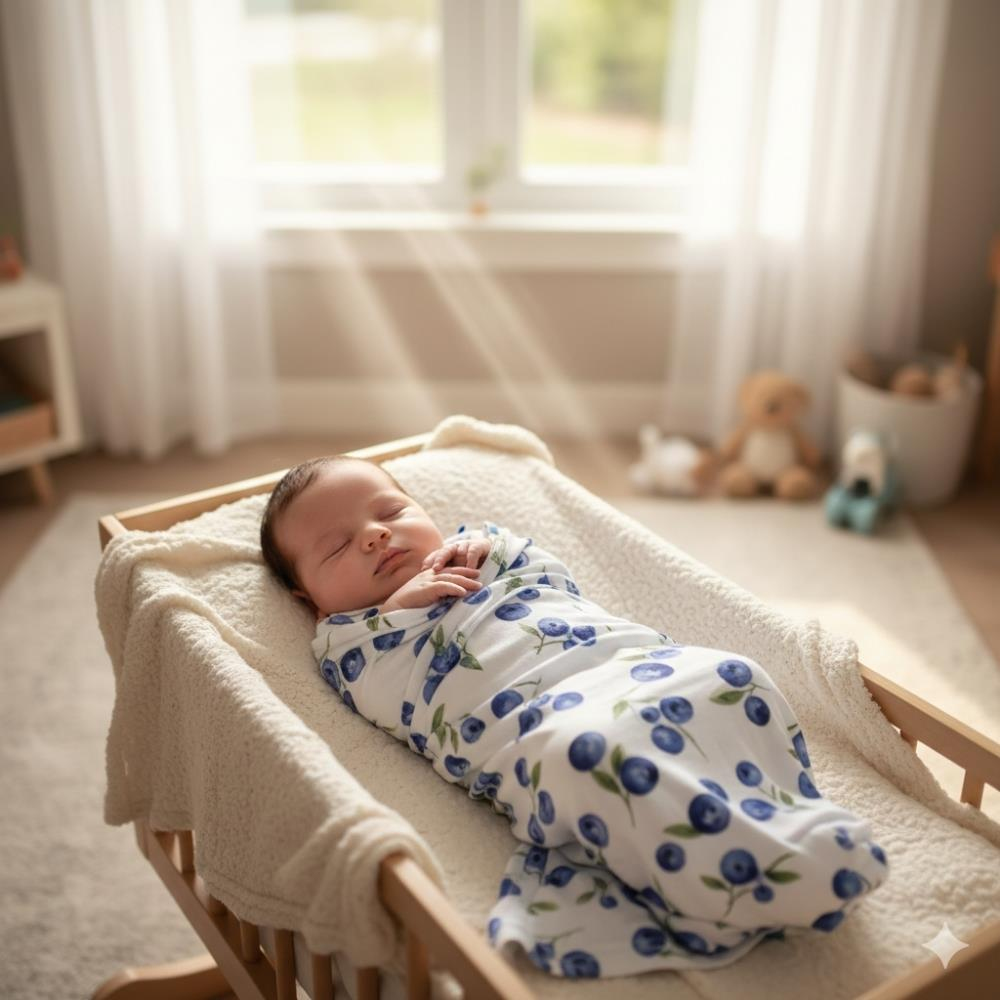 Münü Design Müslin Örtü Yaban Mersini