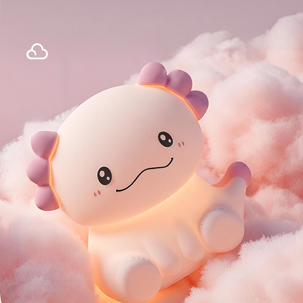 Acornia Sevimli Axolotl Gece Lambası