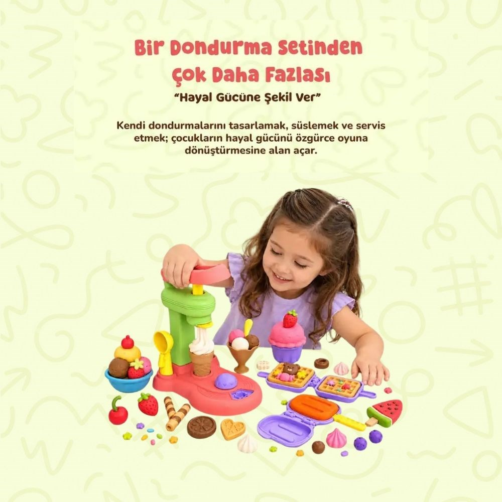 Childgen Play Dough Dondurma Seti