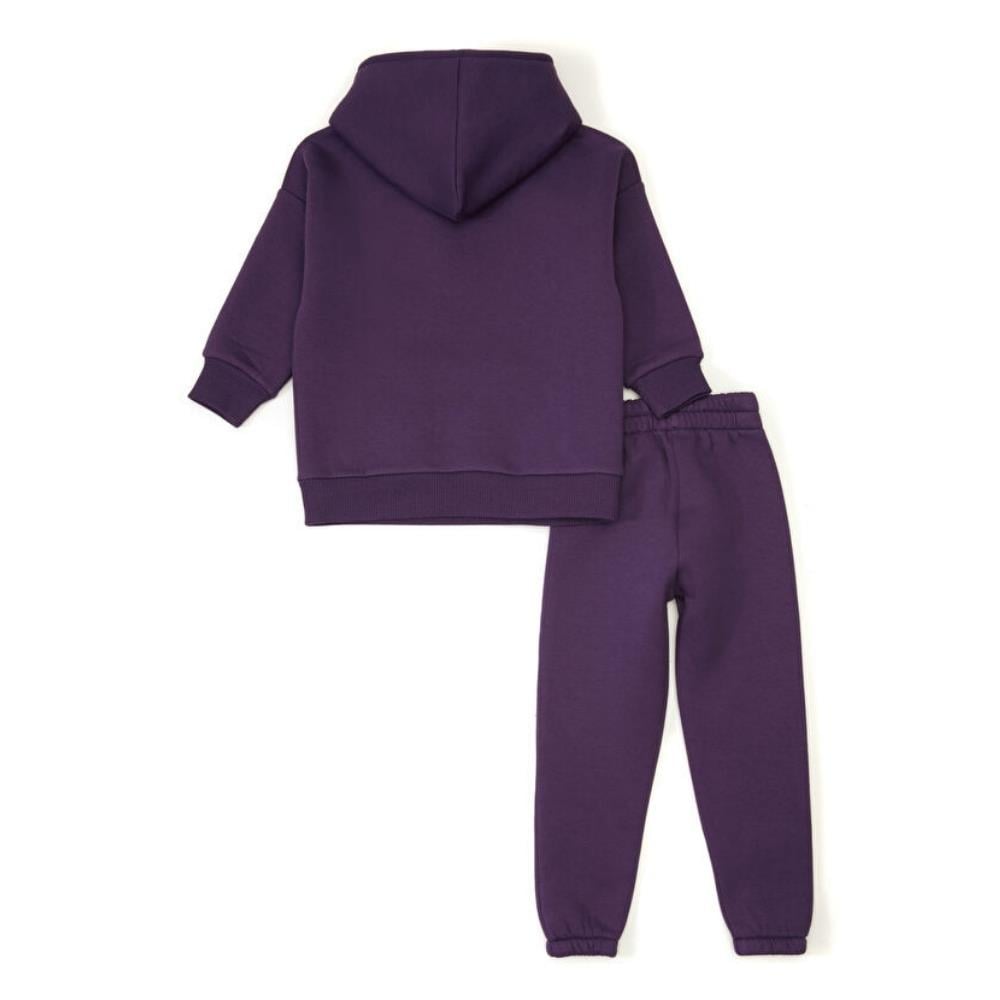 Pueril Kids Çocuk Eşofman Takımı Şardonlu Mor