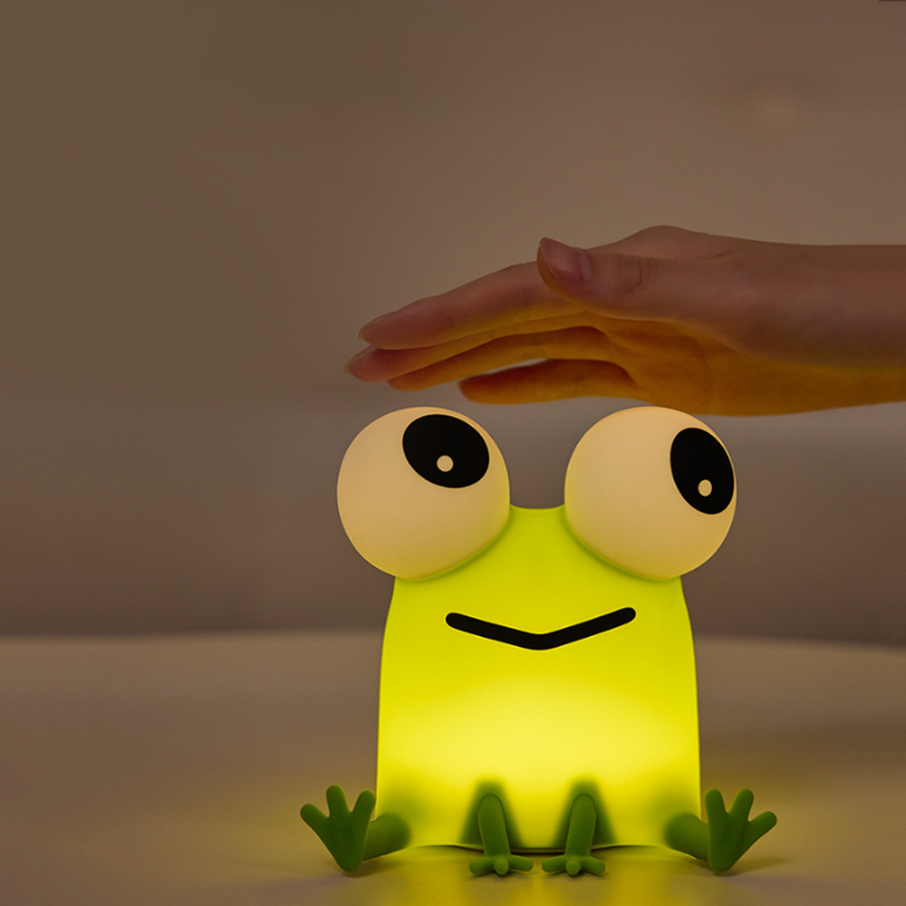 Acornia Pörtlek Göz Kurbağa Silikon Gece Lambası