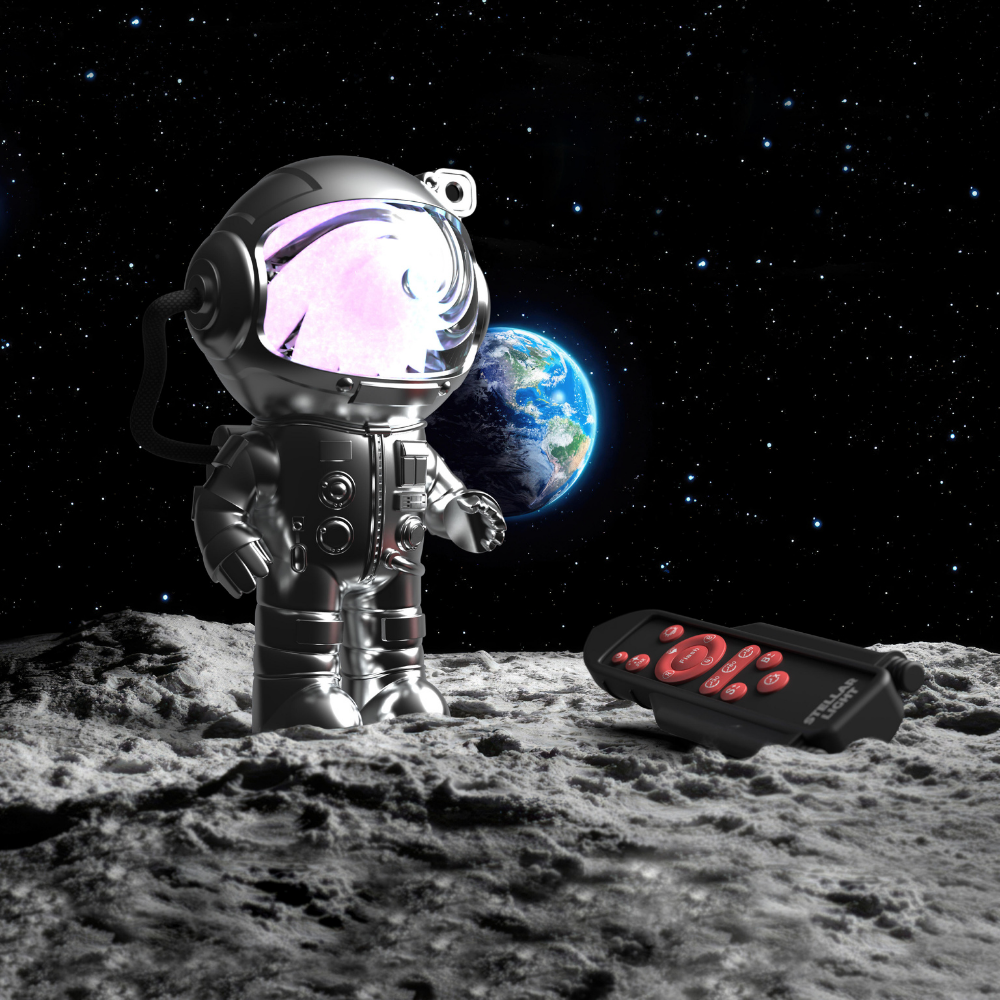 Mob Yıldız Işığı Projeksiyon Lambası Gümüş