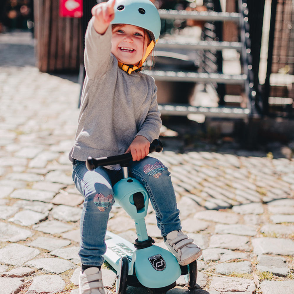 Scoot and Ride Helmet Çocuk Kaskı S-M Turkuaz