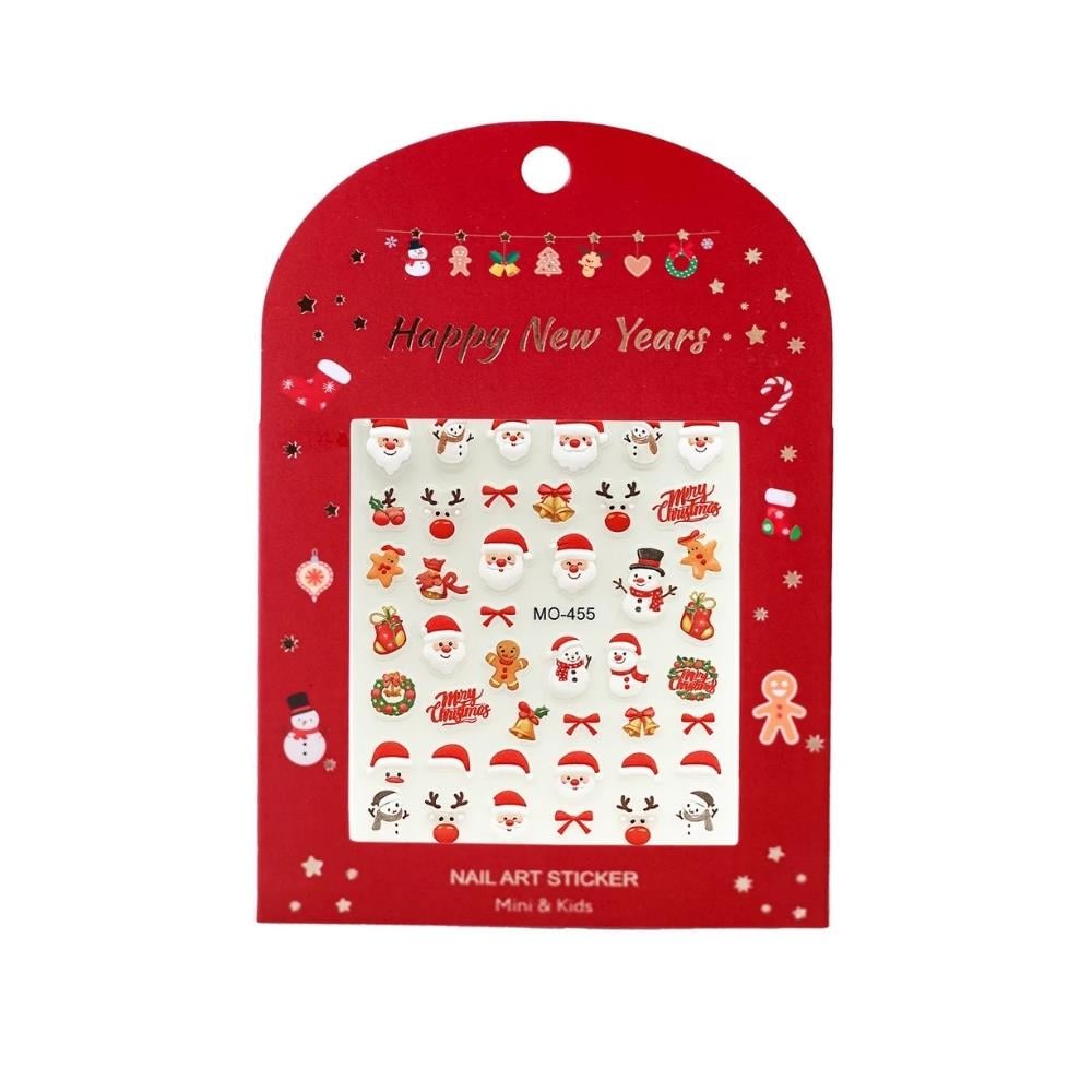 Mini & Kids Christmas Nail Sticker Santa
