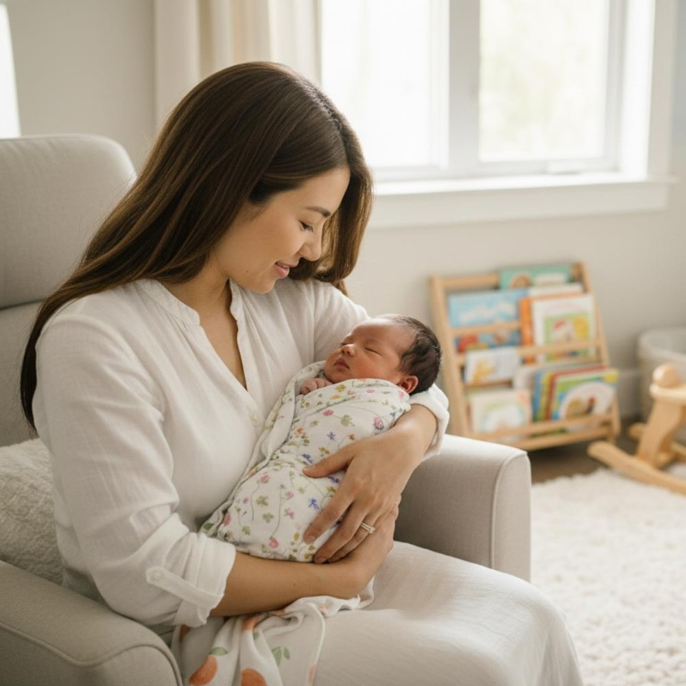 Münü Design Müslin Örtü Çiçek