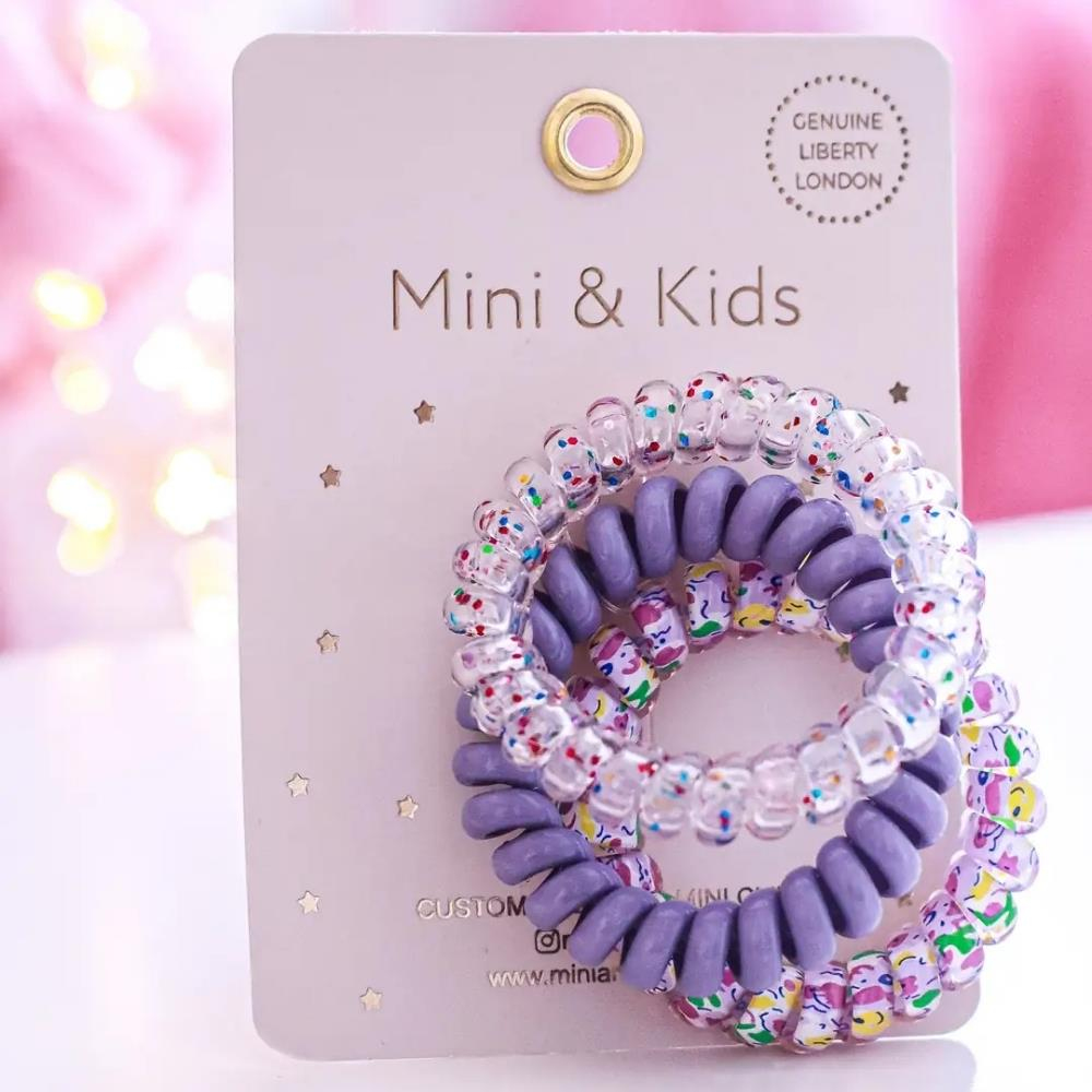 Mini & Kids Hair Spiral Purple
