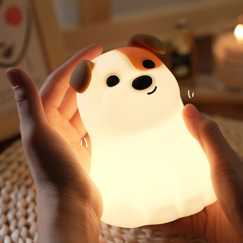 Acornia Sevimli Köpek Şarjlı Gece Lambası