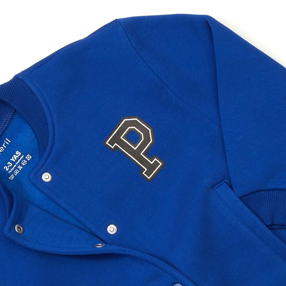 Pueril Kids Çocuk Bomber Ceket Şardonlu Saks