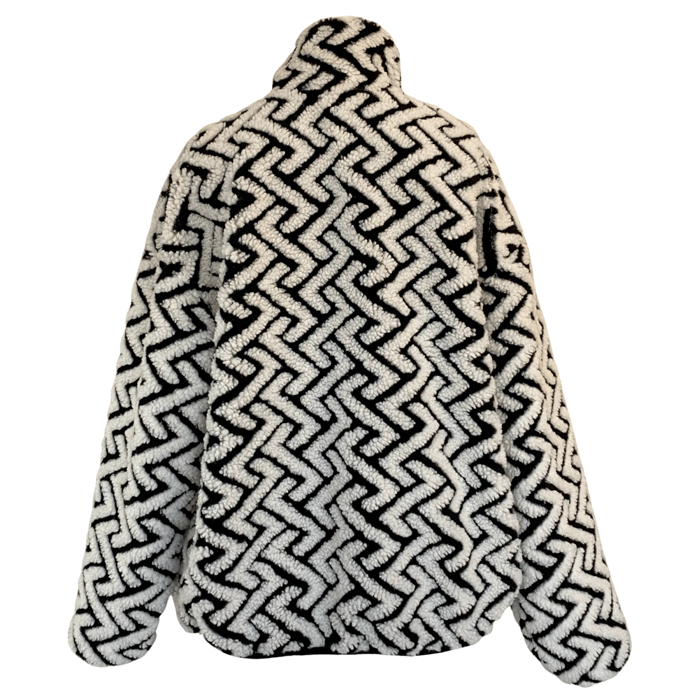 Oysho Siyah/Beyaz Teddy Mont - XS
