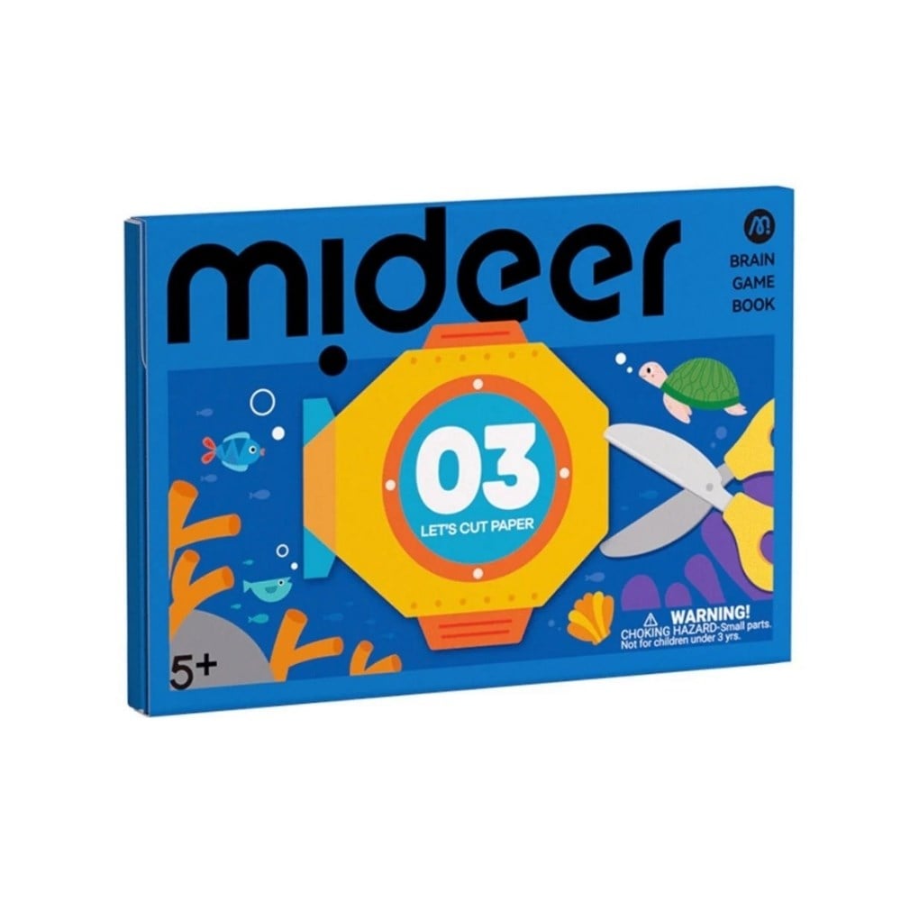 Mideer Level Up Brain Gamebook Let's Cut Paper Level 3