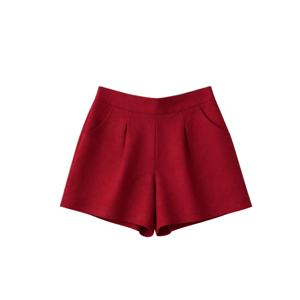 Midu & Fun Soft Cotton Bordo Şort