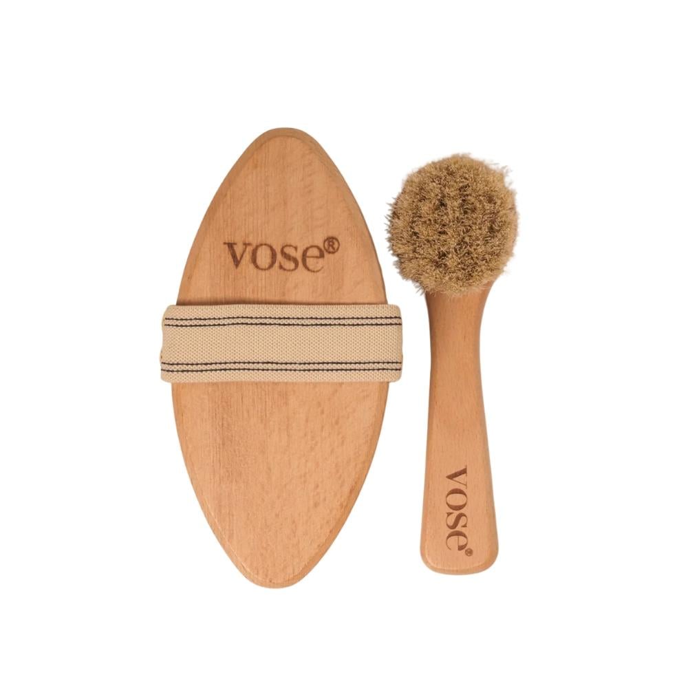 Vose 2′li Set Vücut & Yüz Fırçası