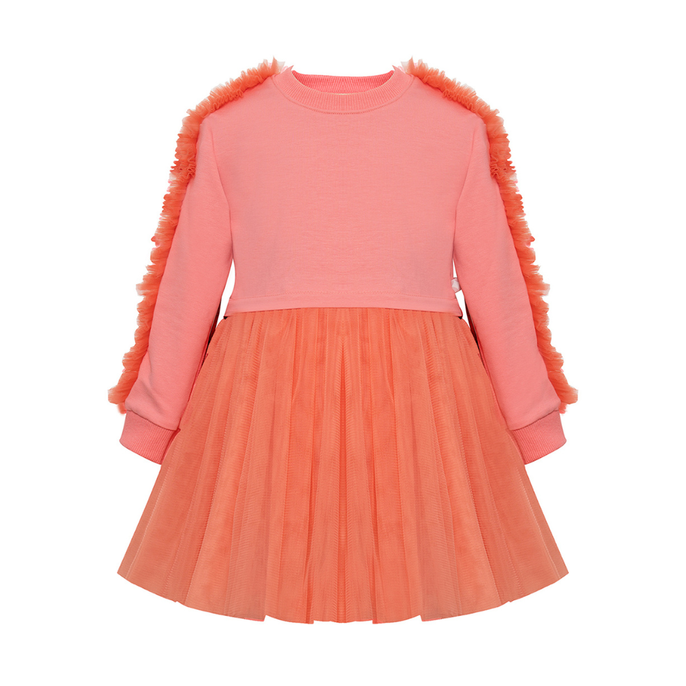 Mini Celebrities Coral Sweatdress Elbise