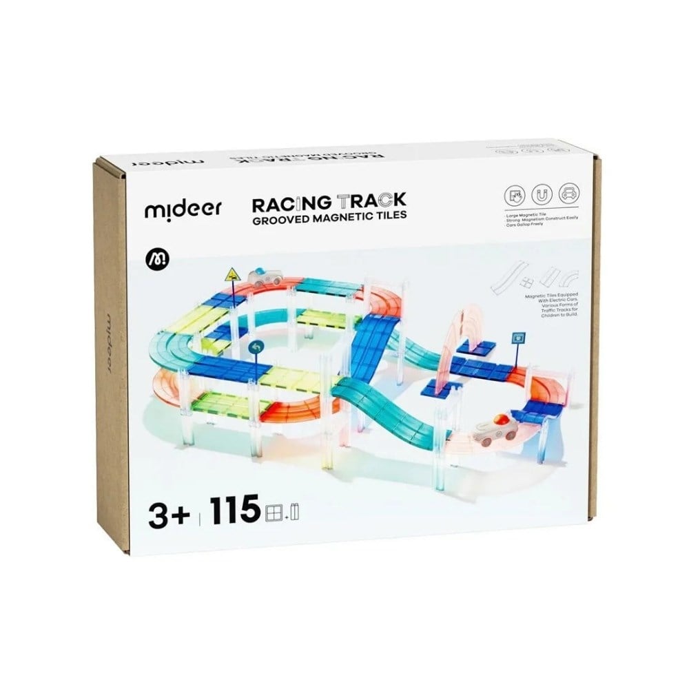 Magnetic Tiles Arabalı Yarış Pisti  115 Parça