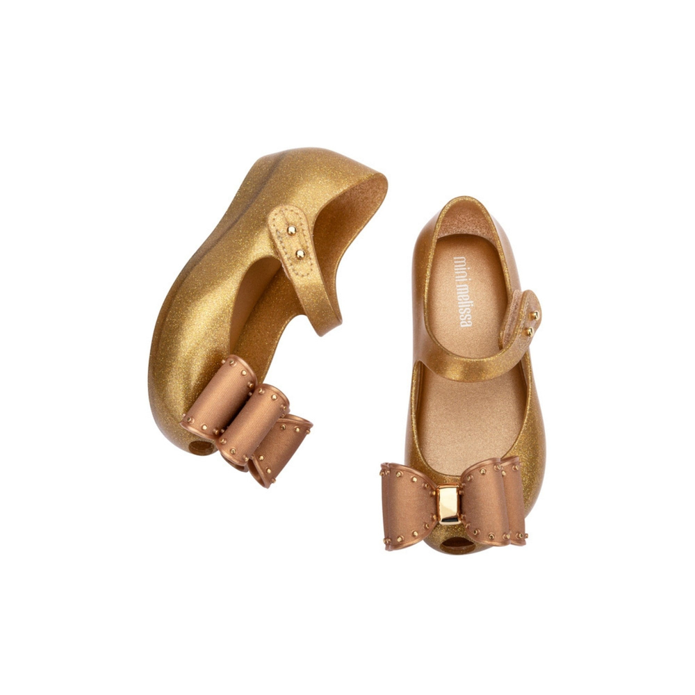 Mini Melissa Ultragirl Classic Bow Bb Çocuk Babet | Gold