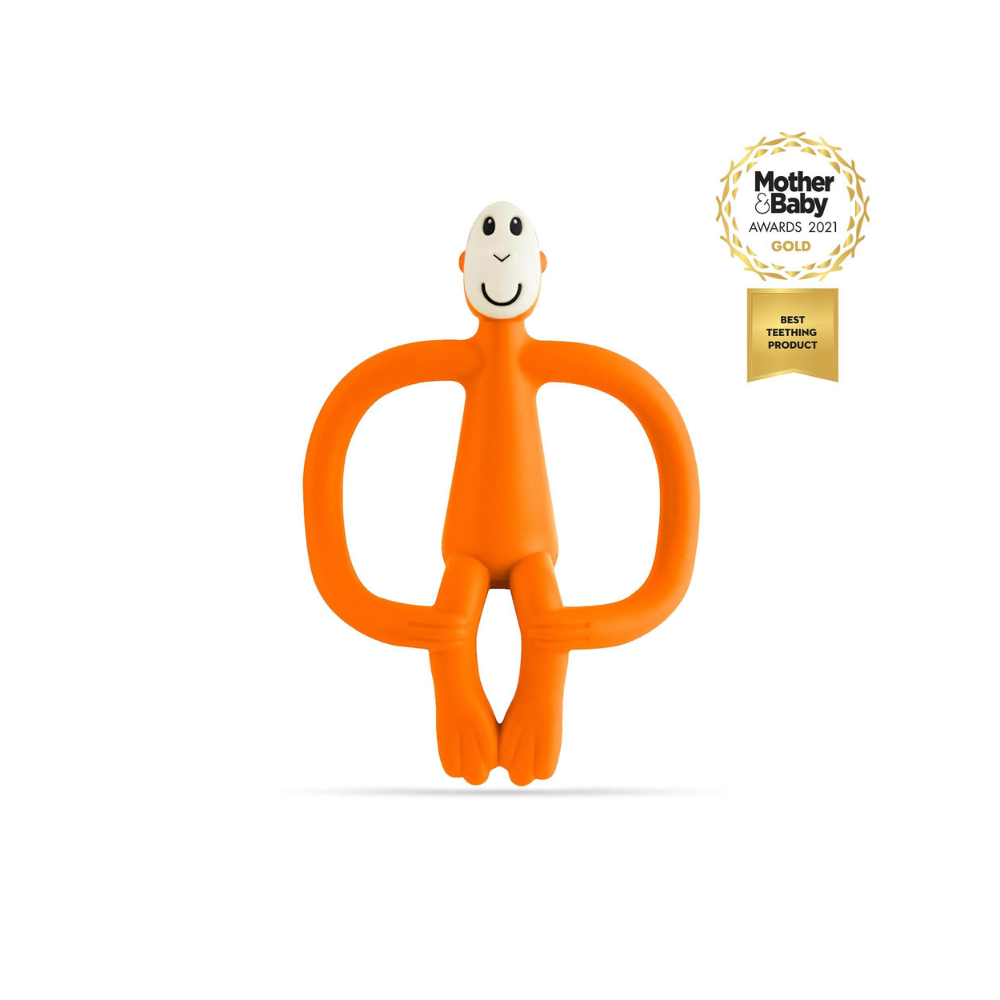Matchstick Monkey Silikon Diş Kaşıyıcı Monkey Turuncu