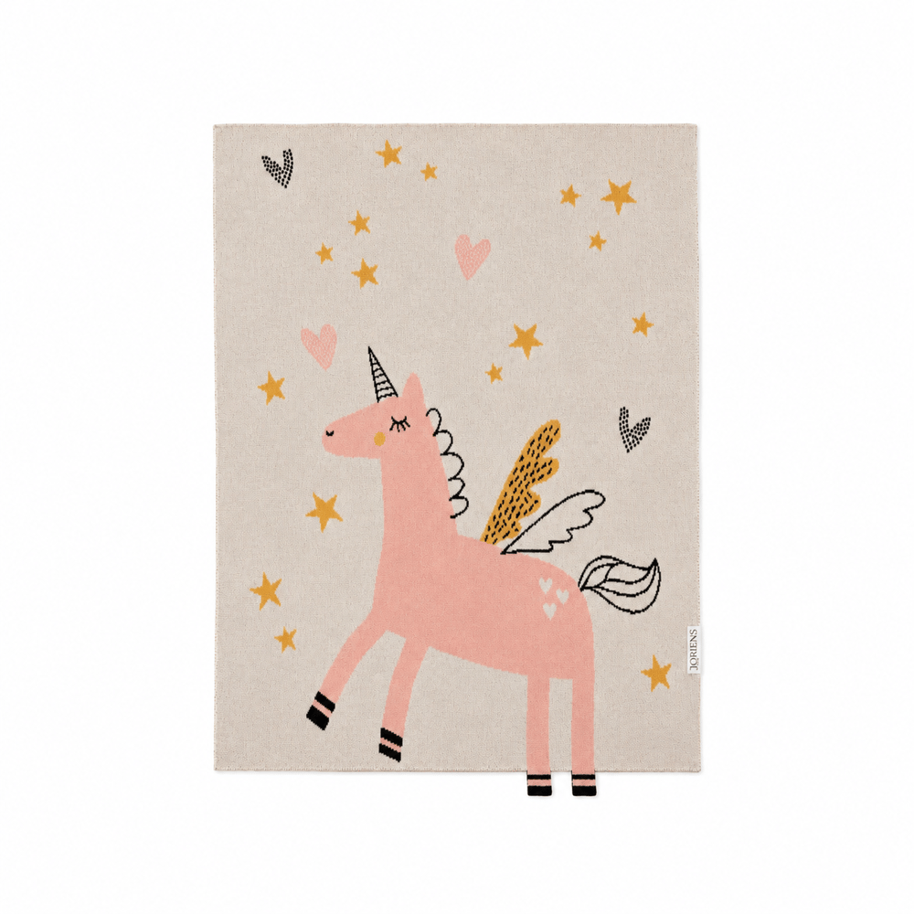 Joriens Little Unicorn Triko Battaniye 70*90 cm