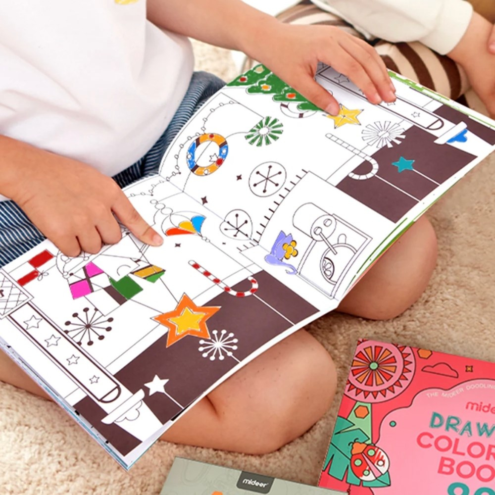 Mideer Drawing Coloring Book Girl