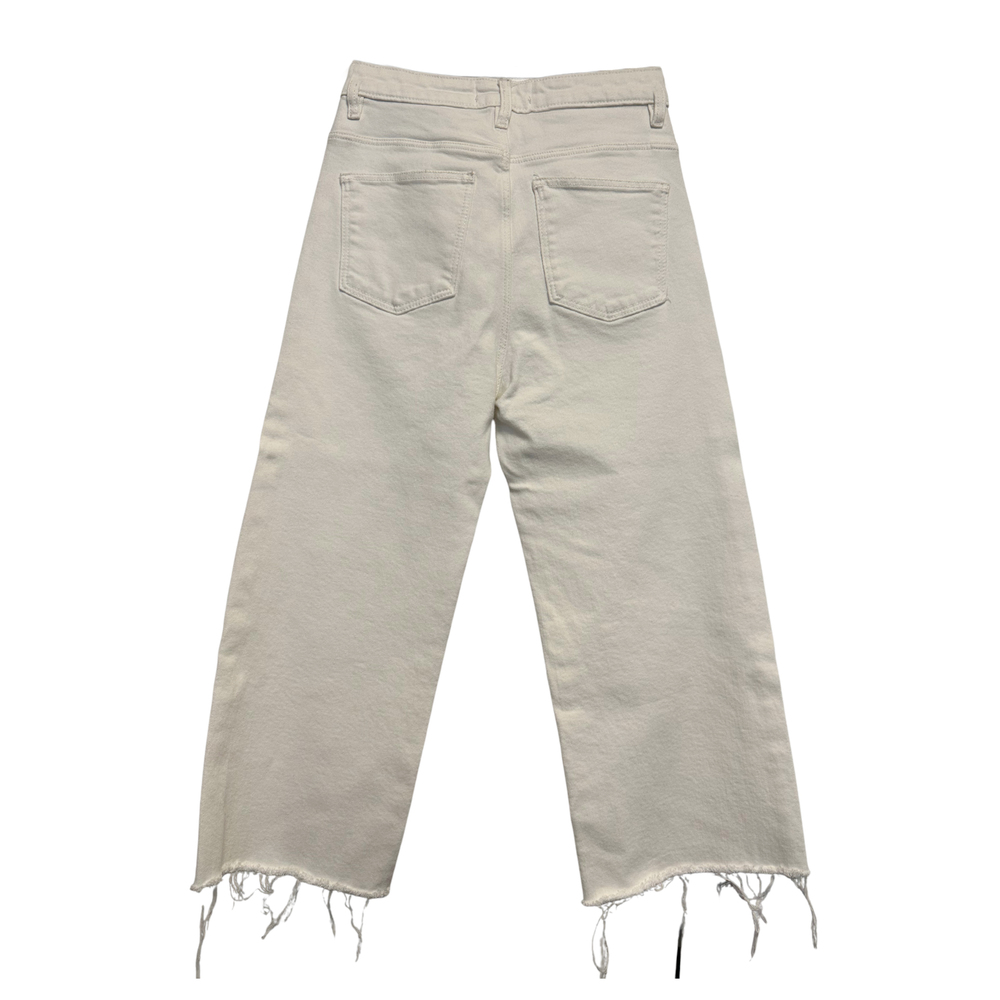 Zara Beyaz Jean Pantolon - 34