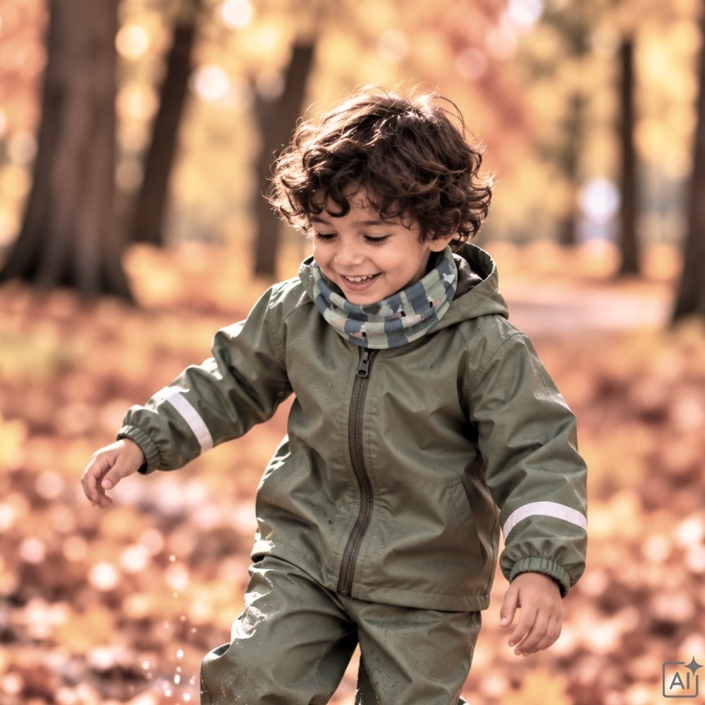 Asu Baby & Kids Doggy Green Cozy Çift Taraflı Boyunluk