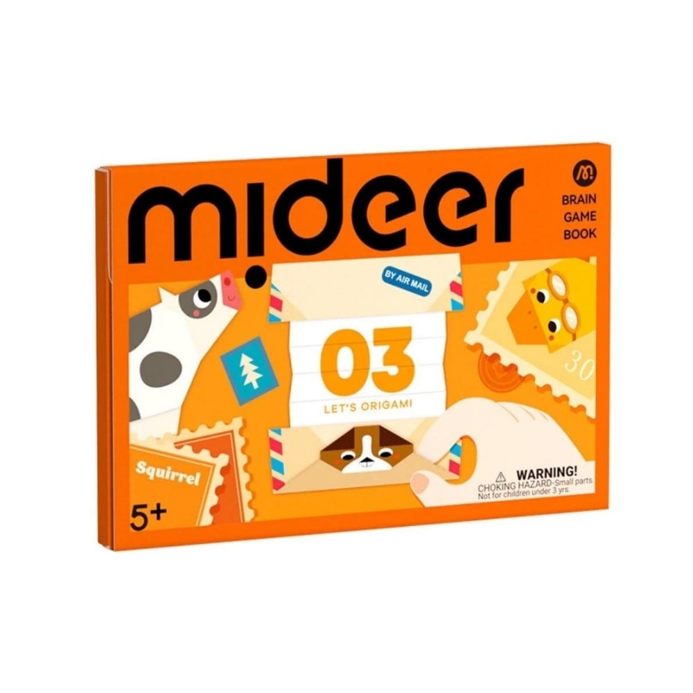 Mideer Level Up Brain Gamebook Let's Origami Level 3