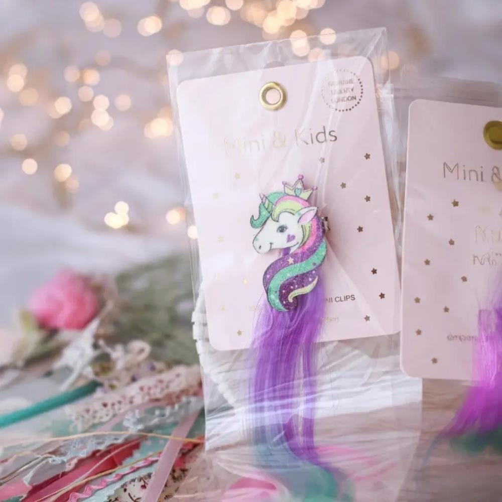 Mini & Kids Mini Unicorn Saç Klips Unicorn Head