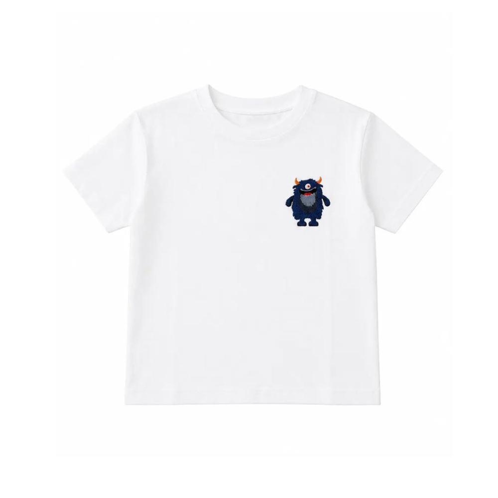 Midu & Fun Cool Monster Beyaz Tişört