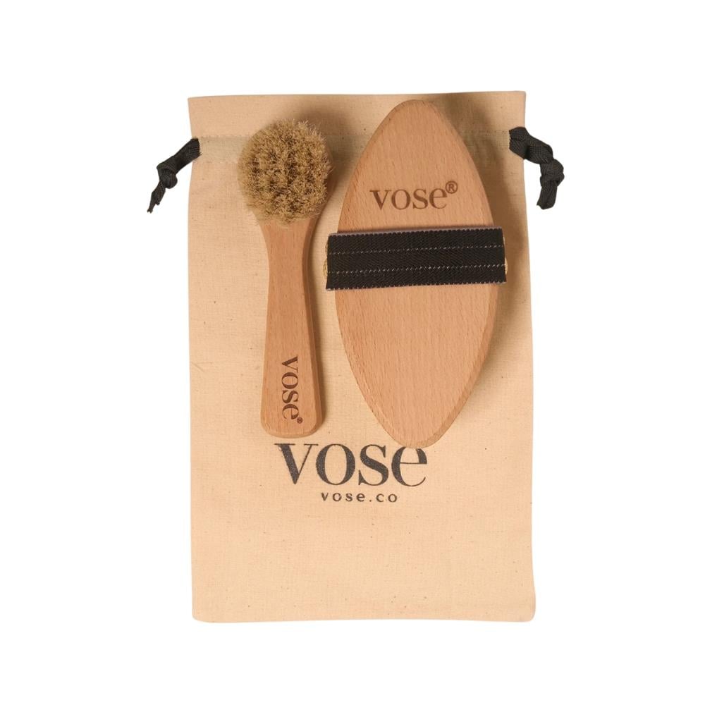 Vose 2′li Set Vücut & Yüz Fırçası