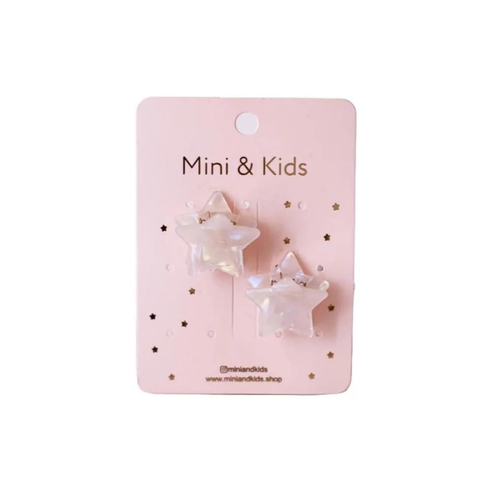 Mini & Kids Stars Akrilik Toka Beyaz