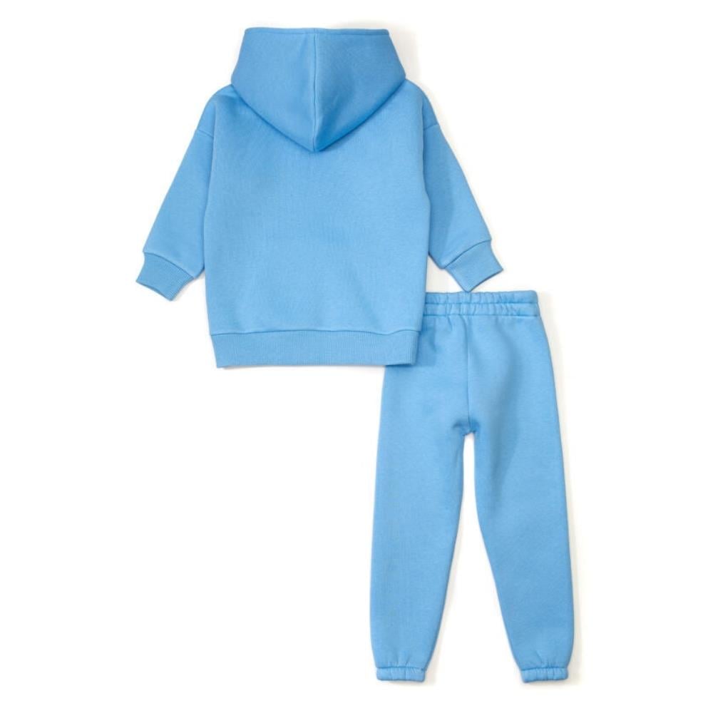 Pueril Kids Çocuk Eşofman Takımı Şardonlu Gözyüzü Mavisi