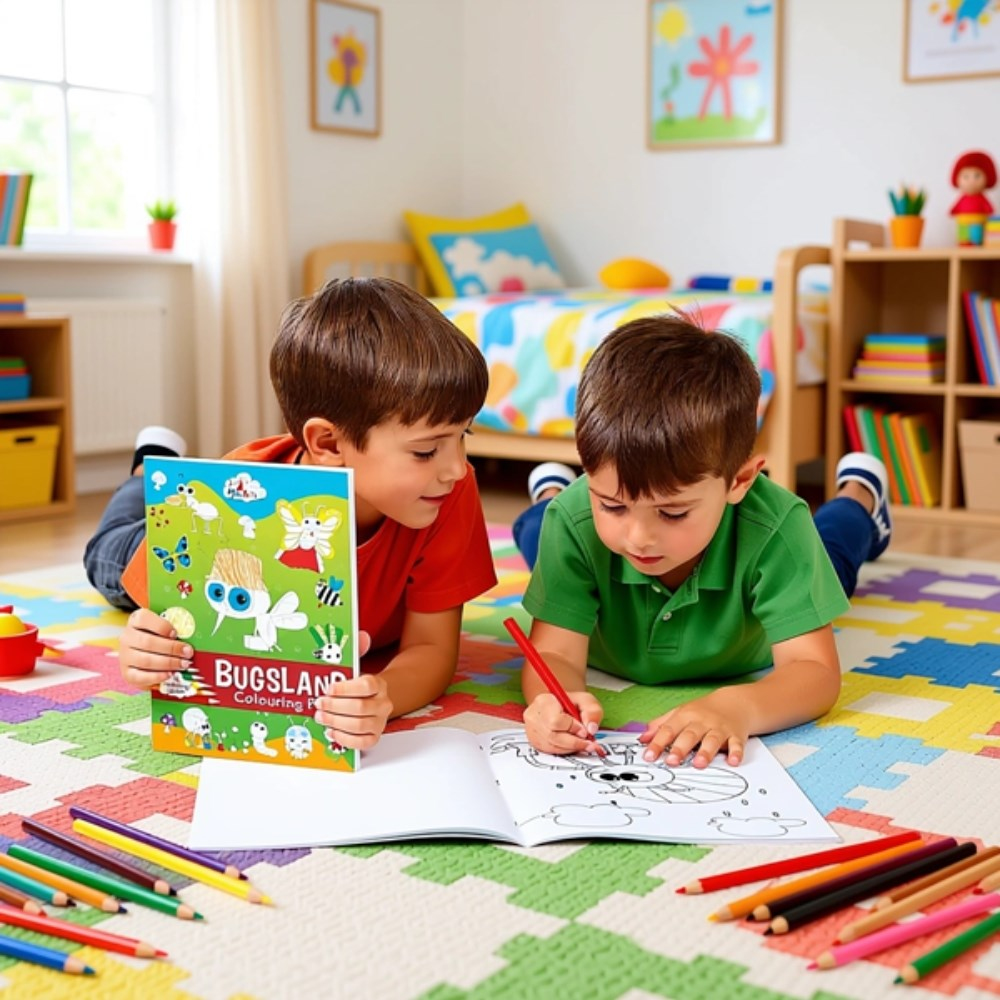 MuseKids Boyama Kitabı Bugsland