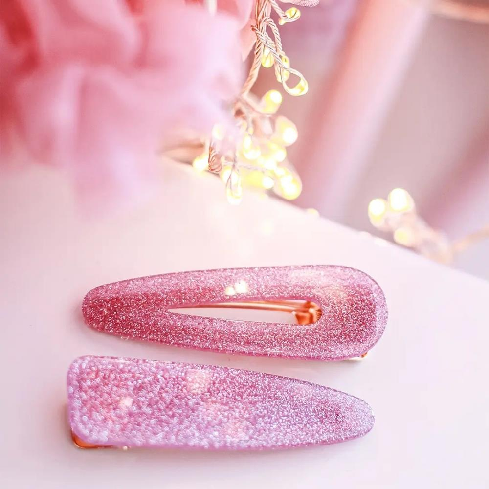 Mini & Kids Uzun Simli Toka Pink Triangle