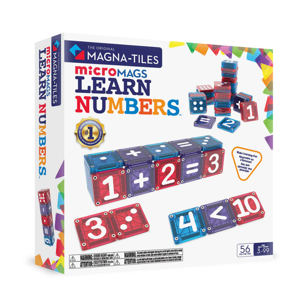 Magna-Tiles Learn Numbers Manyetik Bloklar 56 Parça