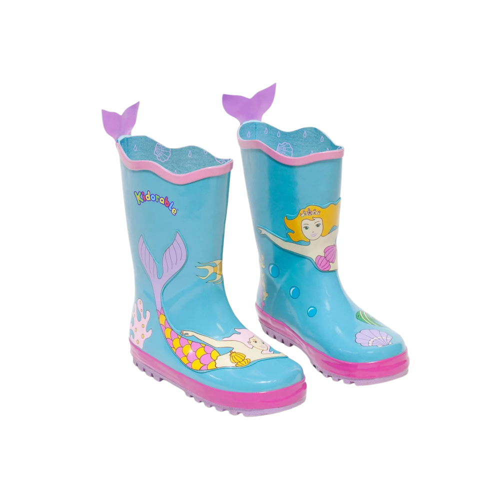 Kidorable Deniz Kızı Çocuk Yağmur Çizmesi