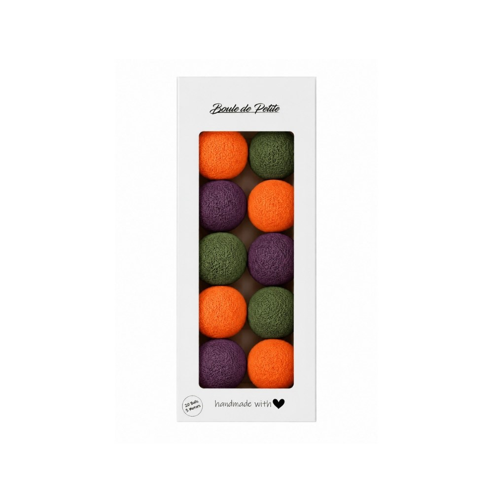 Boule de Petite Halloween Glow Pumpkin Plum & Midnight
