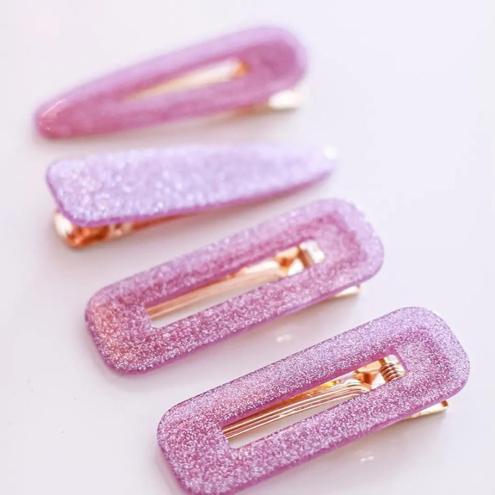 Mini & Kids Uzun Simli Toka Pink Triangle