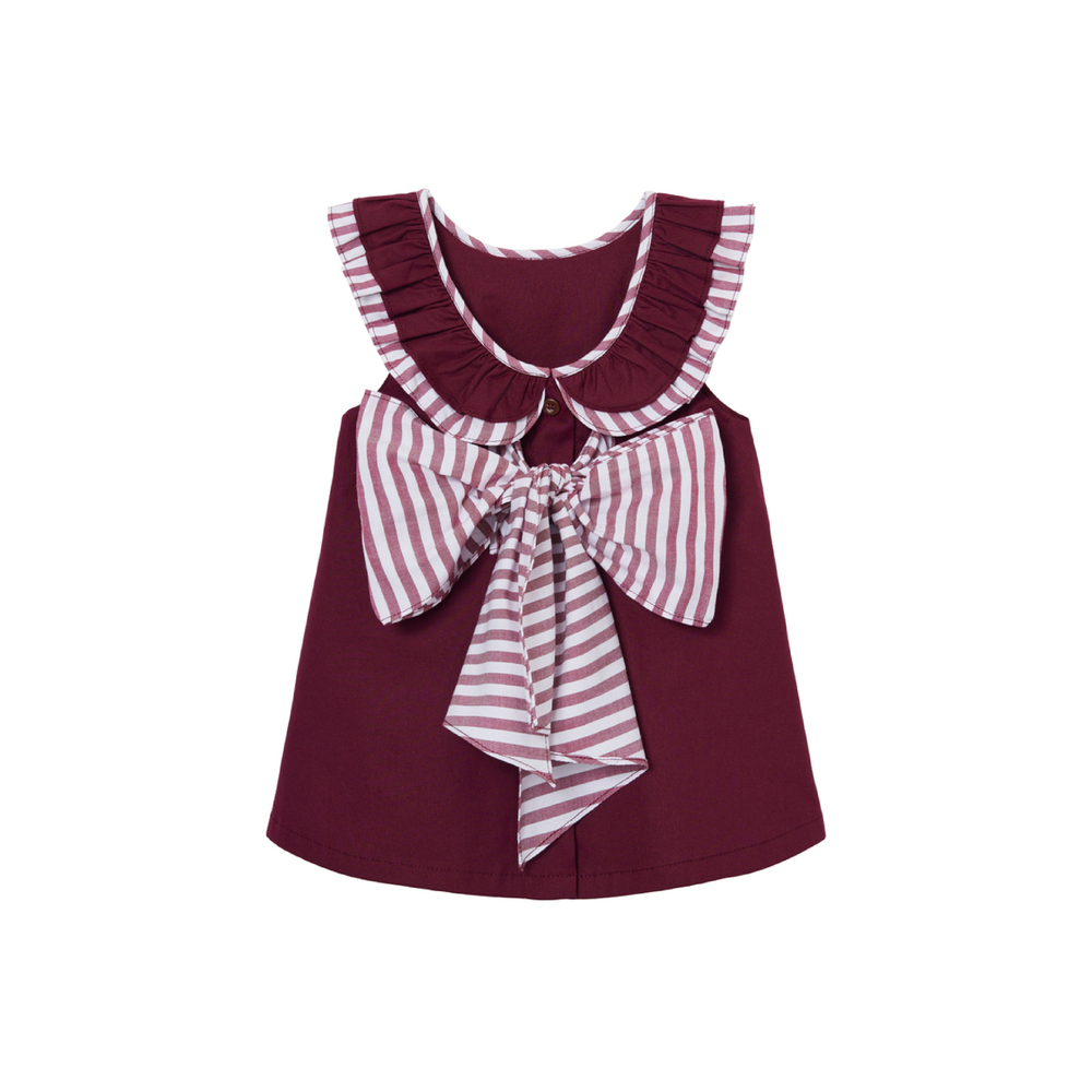 House Of Leila The Elodie Elbise Bordo