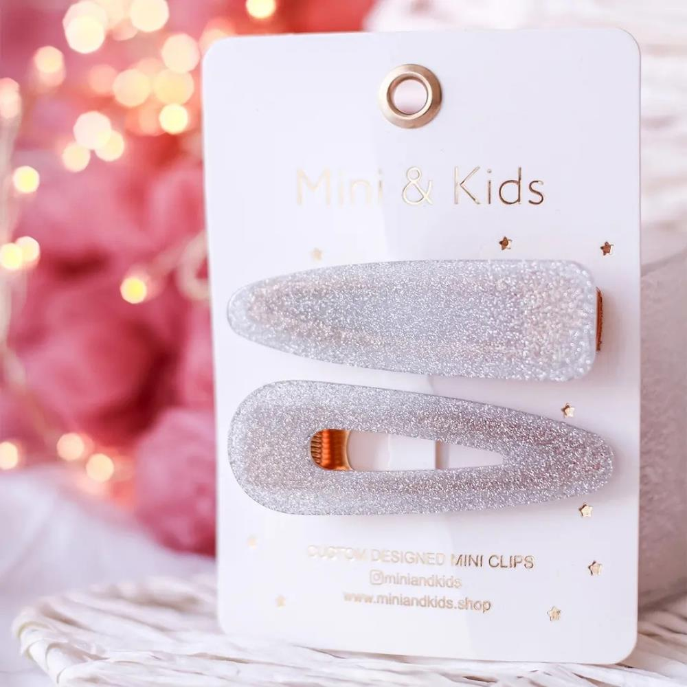 Mini & Kids Uzun Simli Toka Silver Triangle