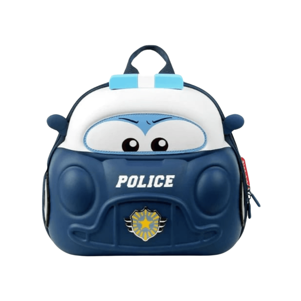 Supercute Car Sırt Çantası Işıklı Police