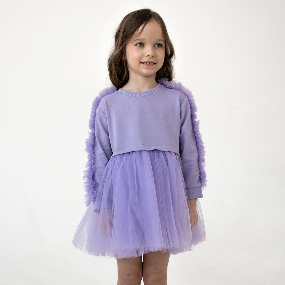 Mini Celebrities Lilac Sweatdress Elbise