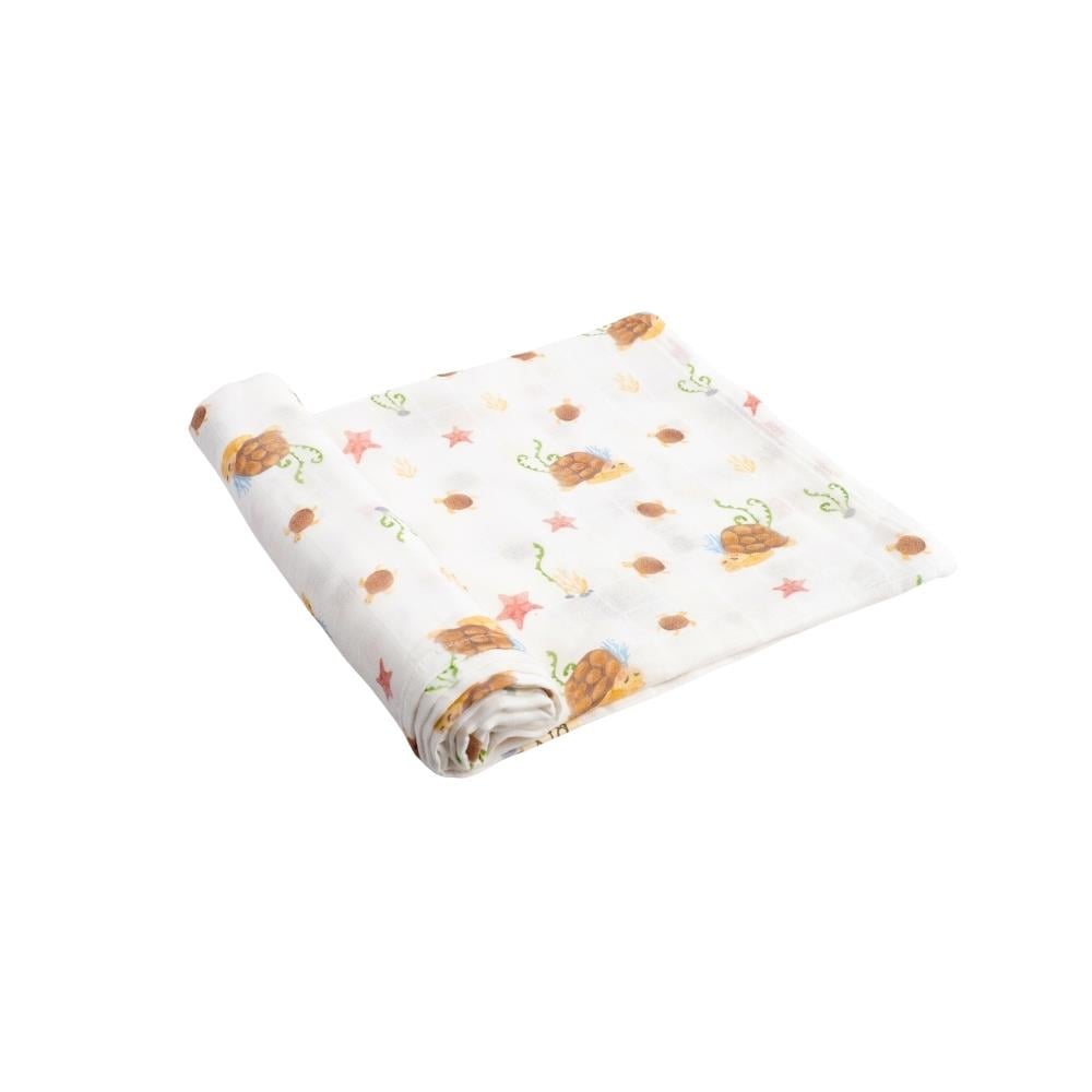 Münü Design Müslin Örtü Uyuyan Kaplumbağa