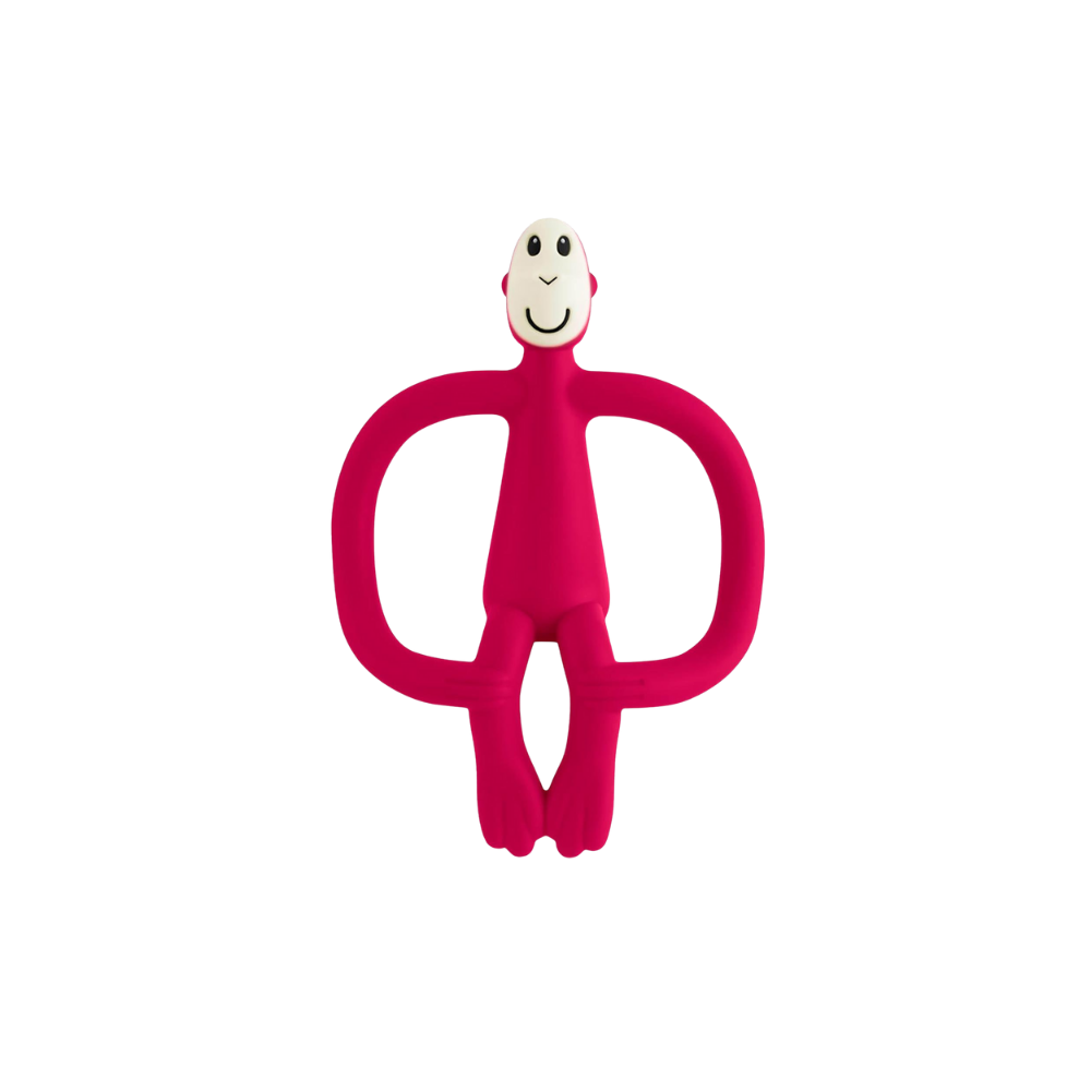 Matchstick Monkey Silikon Diş Kaşıyıcı Monkey Kırmızı