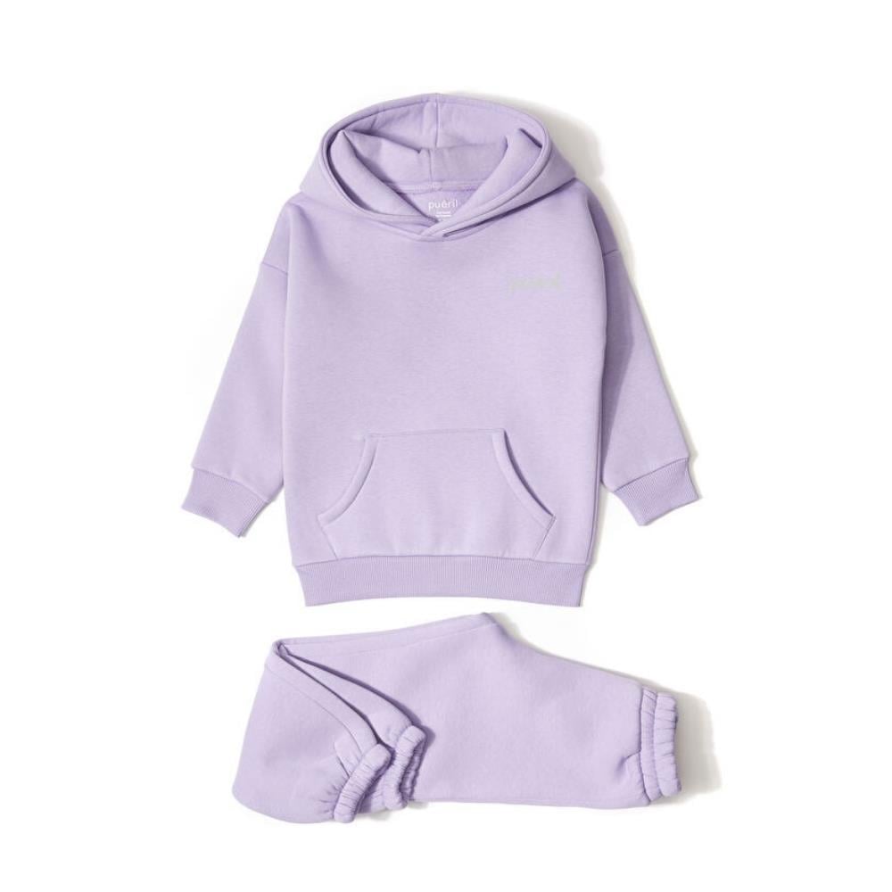 Pueril Kids Çocuk Eşofman Takımı Şardonlu Lila
