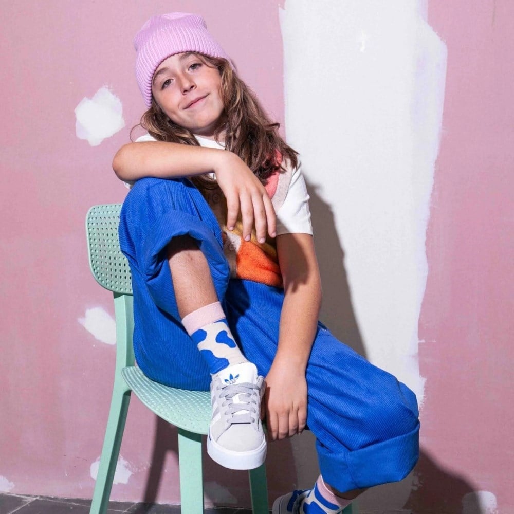 Eat My Socks Blue Milk Çocuk Çorap 5-10 Yaş