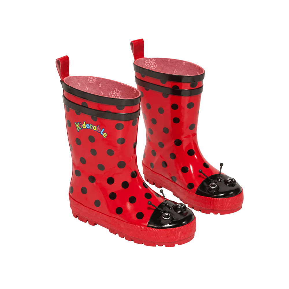 Kidorable Uğur Böceği Çocuk Yağmur Çizmesi