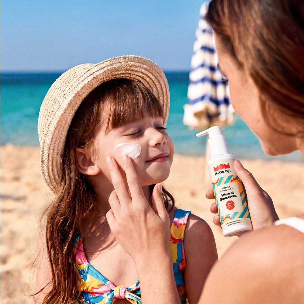 My Oh My! Naturals Sunny Snuggles-SPF50+ Bitkisel Doğal Vegan Güneş Losyonu 150 ml