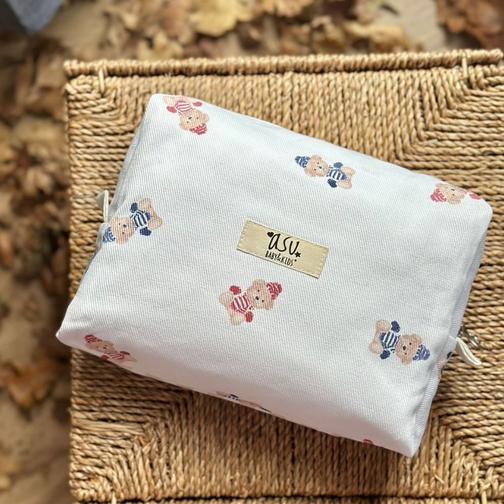 Asu Baby Vintage Ayı Sıvı Geçirmez Çanta