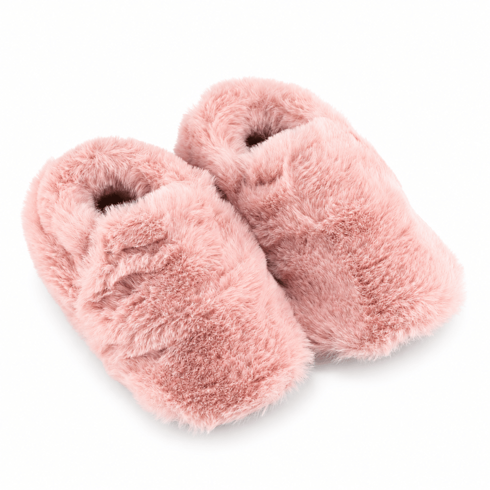 HopfrögFurry Furry Barefoot Patik Pembe Kürk